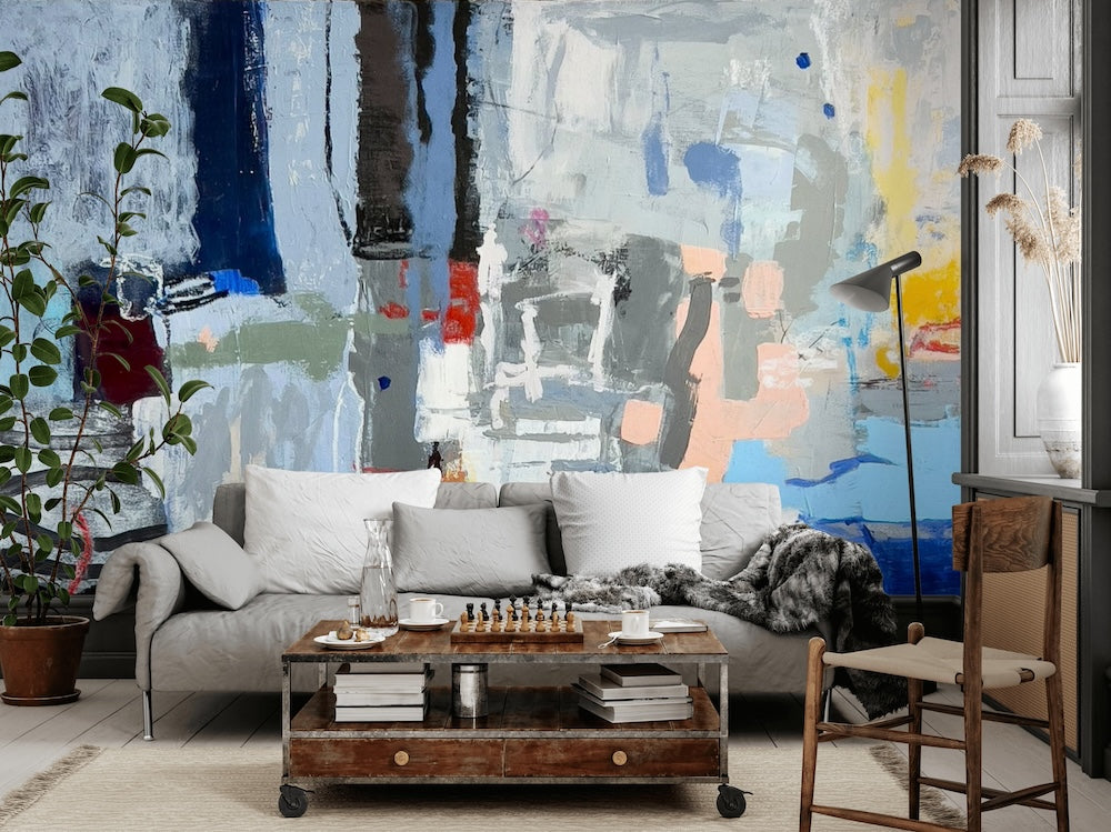 Abstract Art Wallpaper: Beyond a Statement Piece