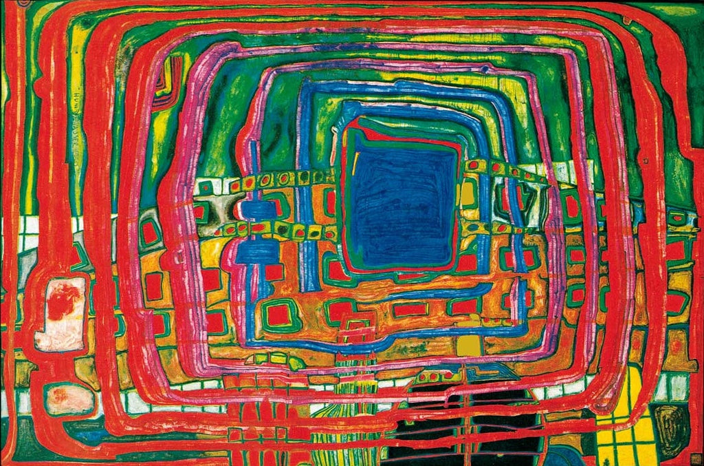 The Kaleidoscopic World of Abstract Artist Friedensreich Hundertwasser