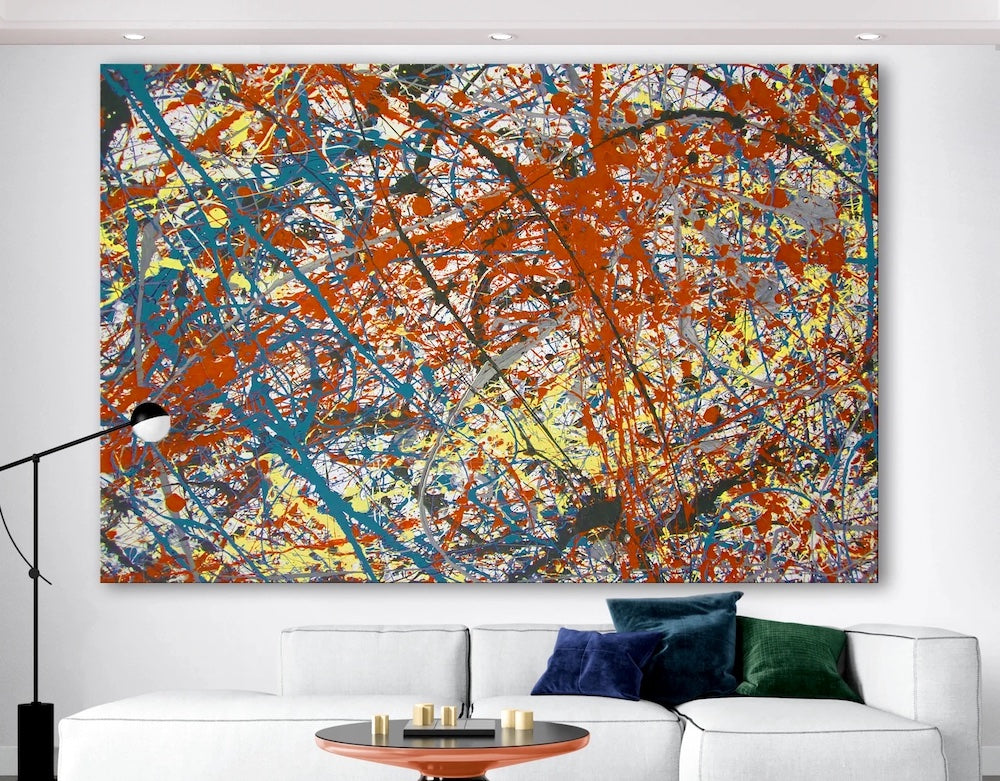 Large Abstract Wall Art: Why Bigger is Better