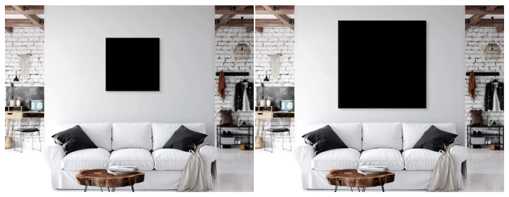 Choosing Abstract Wall Art: Size Matters!