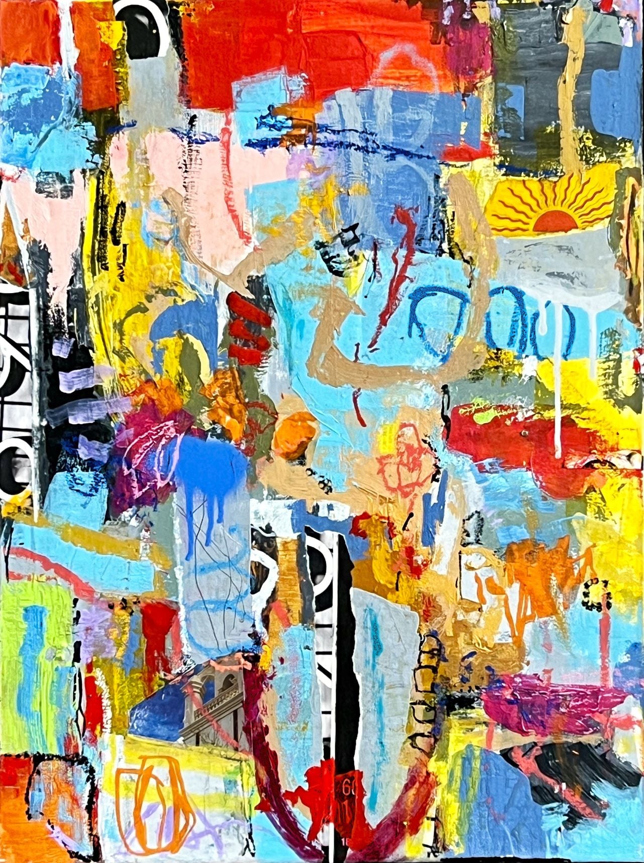 MIDDAY MADNESS by Abstract Expressionist Artist Jeffrey Tover | Galerie ...
